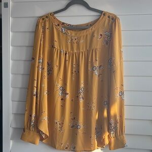 LOFT Floral Blouse